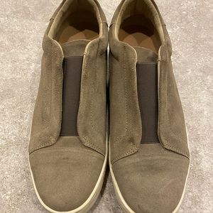 All Saints platform slip ons